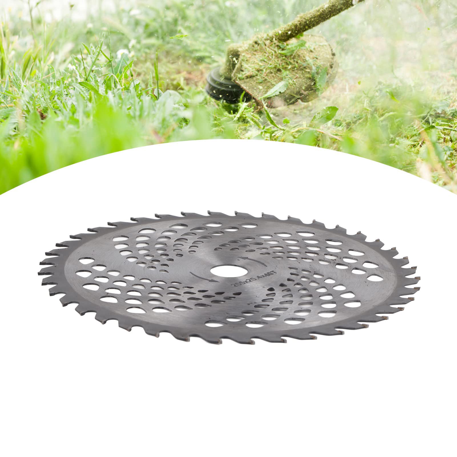 Omabeta Garden Machinery & Agricultural Equipment lame de débroussailleuse 40 dents 255 x 25,4 mm acier