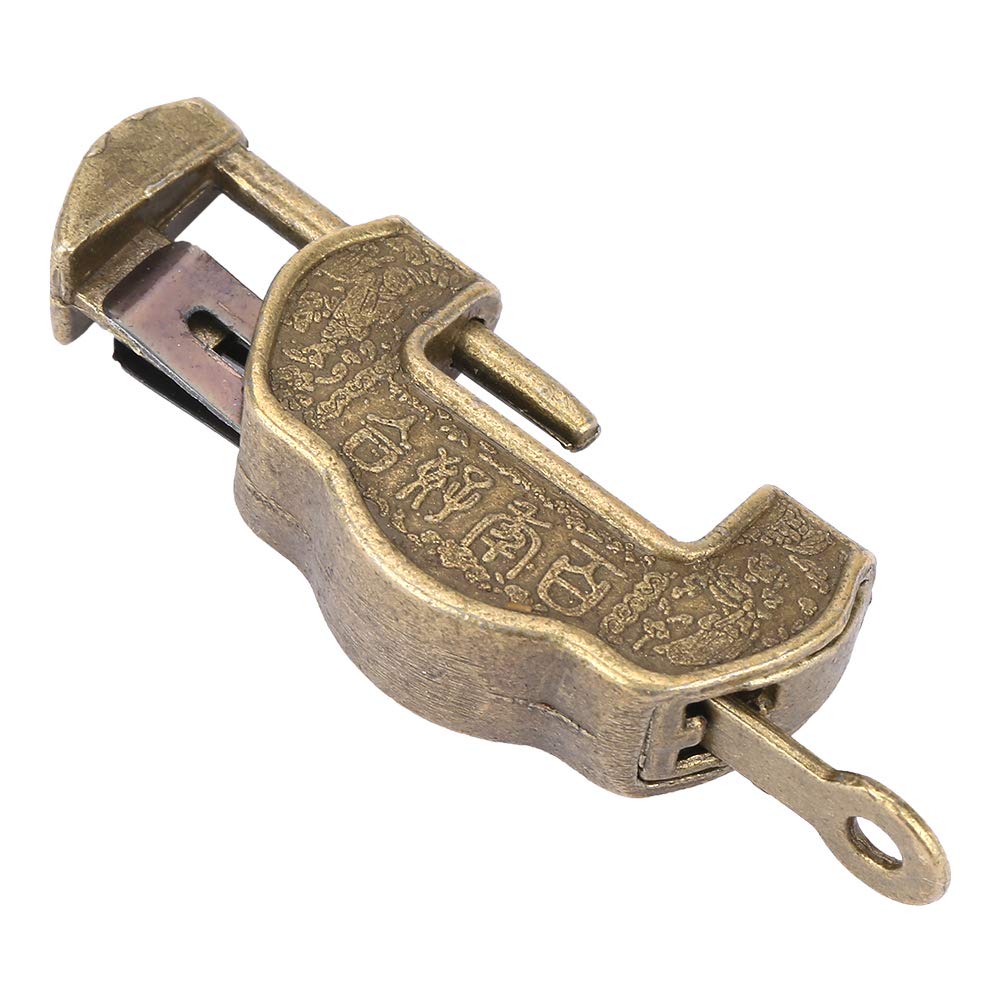 Omabeta Tools & Workshop Equipment cadenas rétro chinois petit bronze à clé