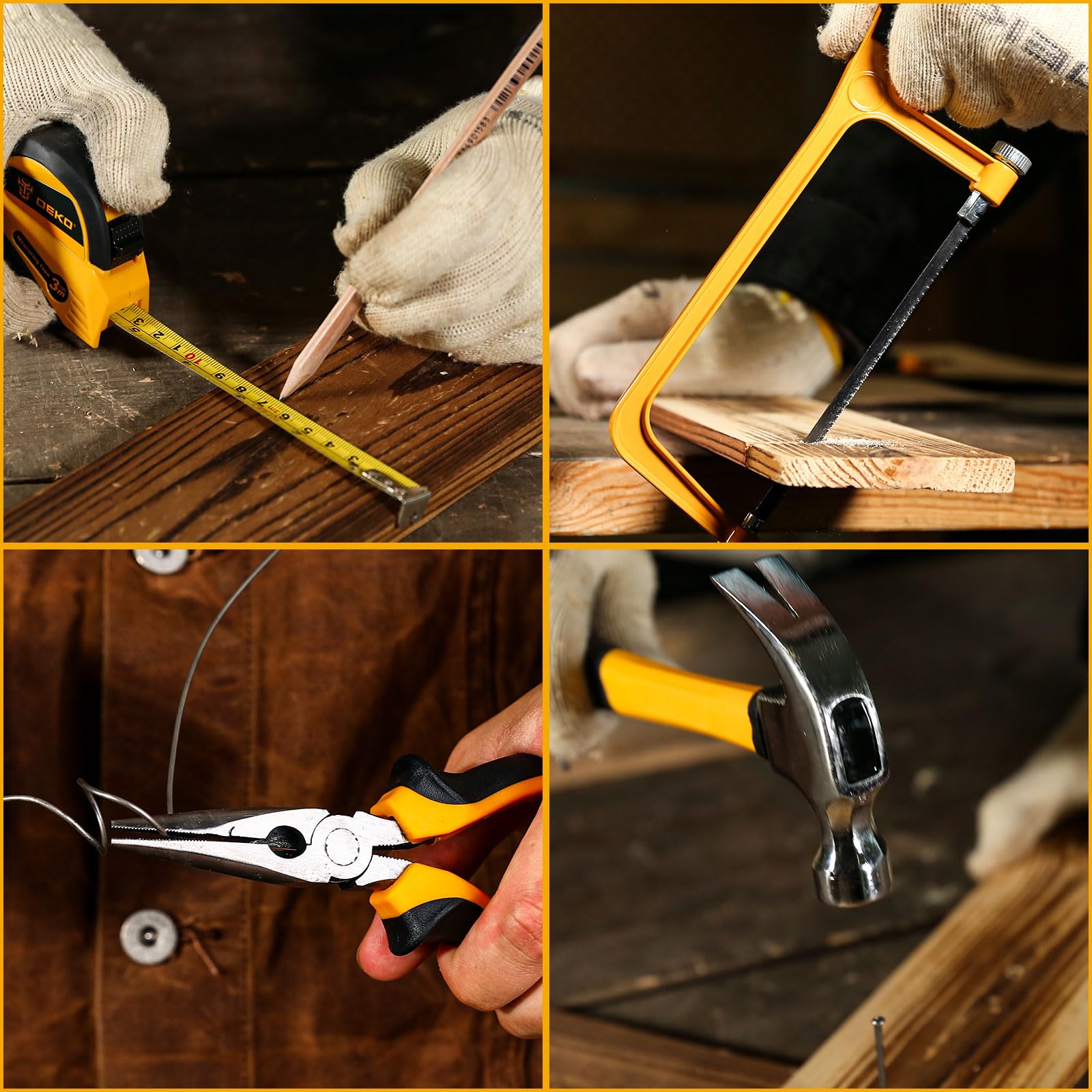 DEKOPRO TOOL KIT Coffret à outils 238 pièces avec perceuse 12 V gris