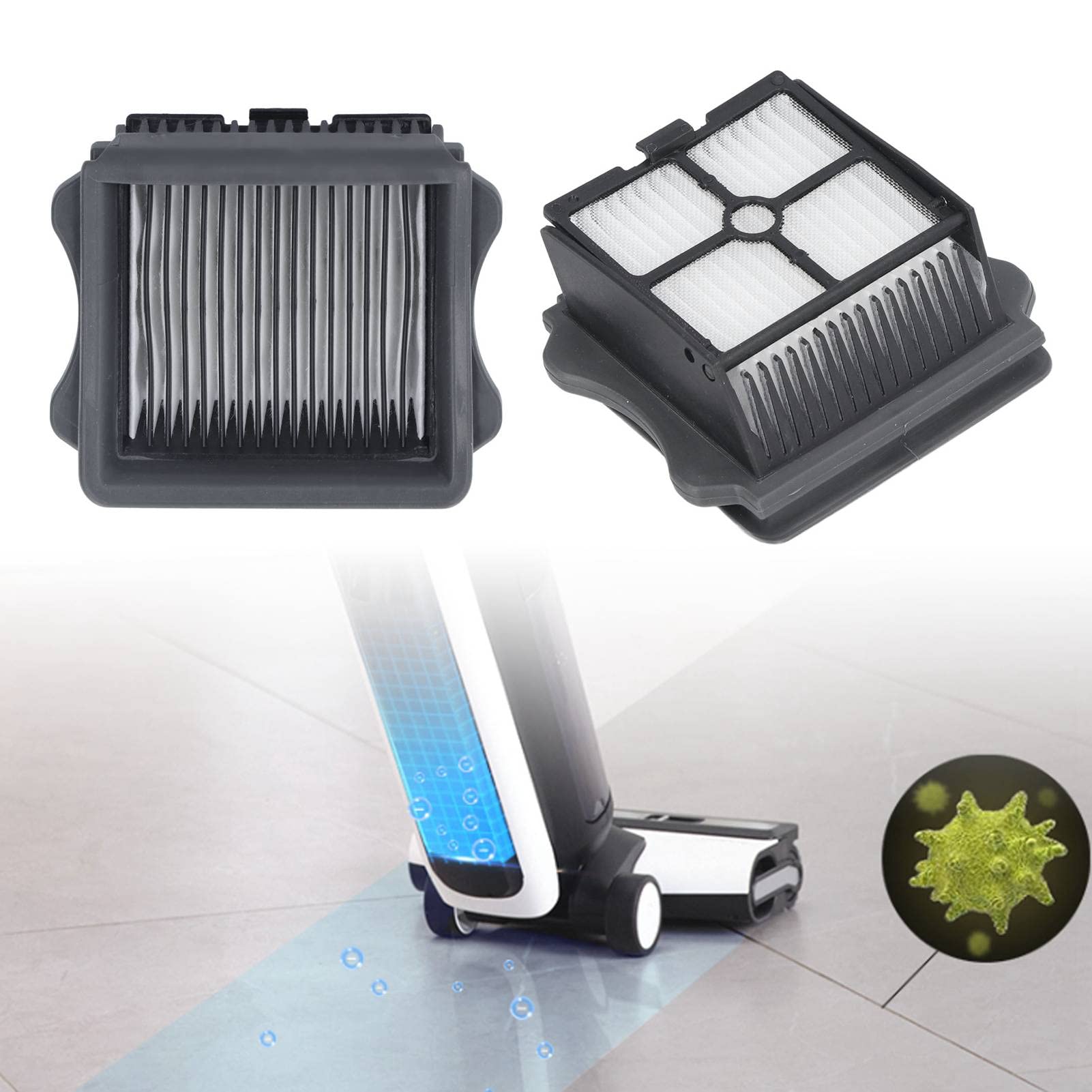 Omabeta Cleaning & Laundry Appliances Filtres pour nettoyeur de sol iFLOOR3, lot de 2