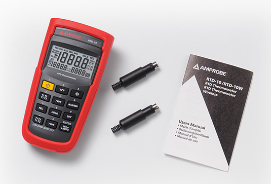 Amprobe HVAC Tools RTD-10 thermomètre RTD numérique double entrée