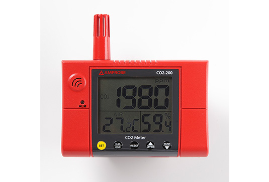 Amprobe Environmental Testers CO2-200 mesureur mural de CO₂ avec alarme