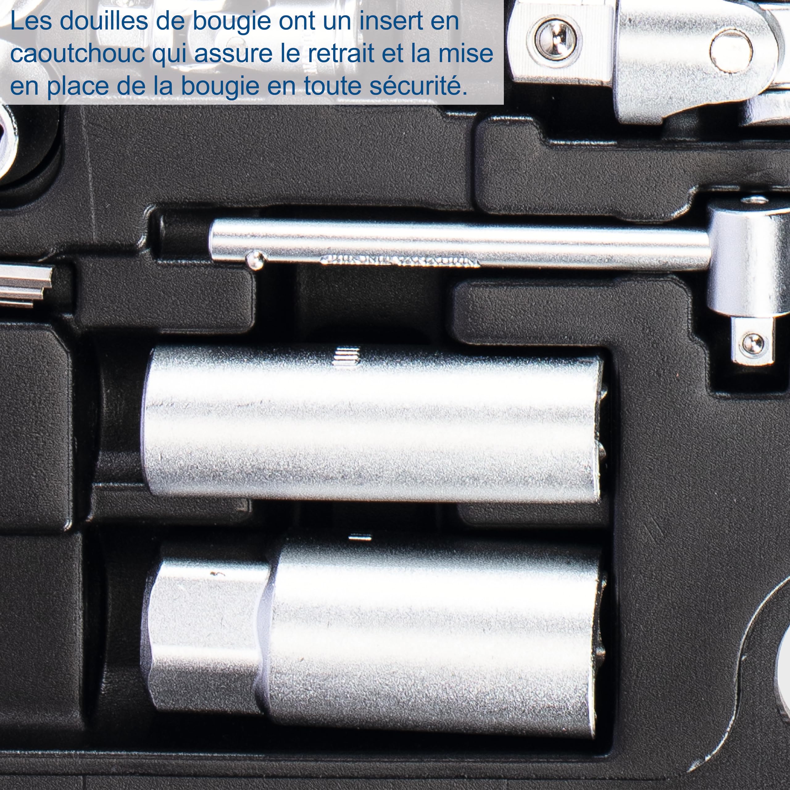 Scheppach ST Series TB94 mallette à outils 94 pièces en acier chrome-vanadium
