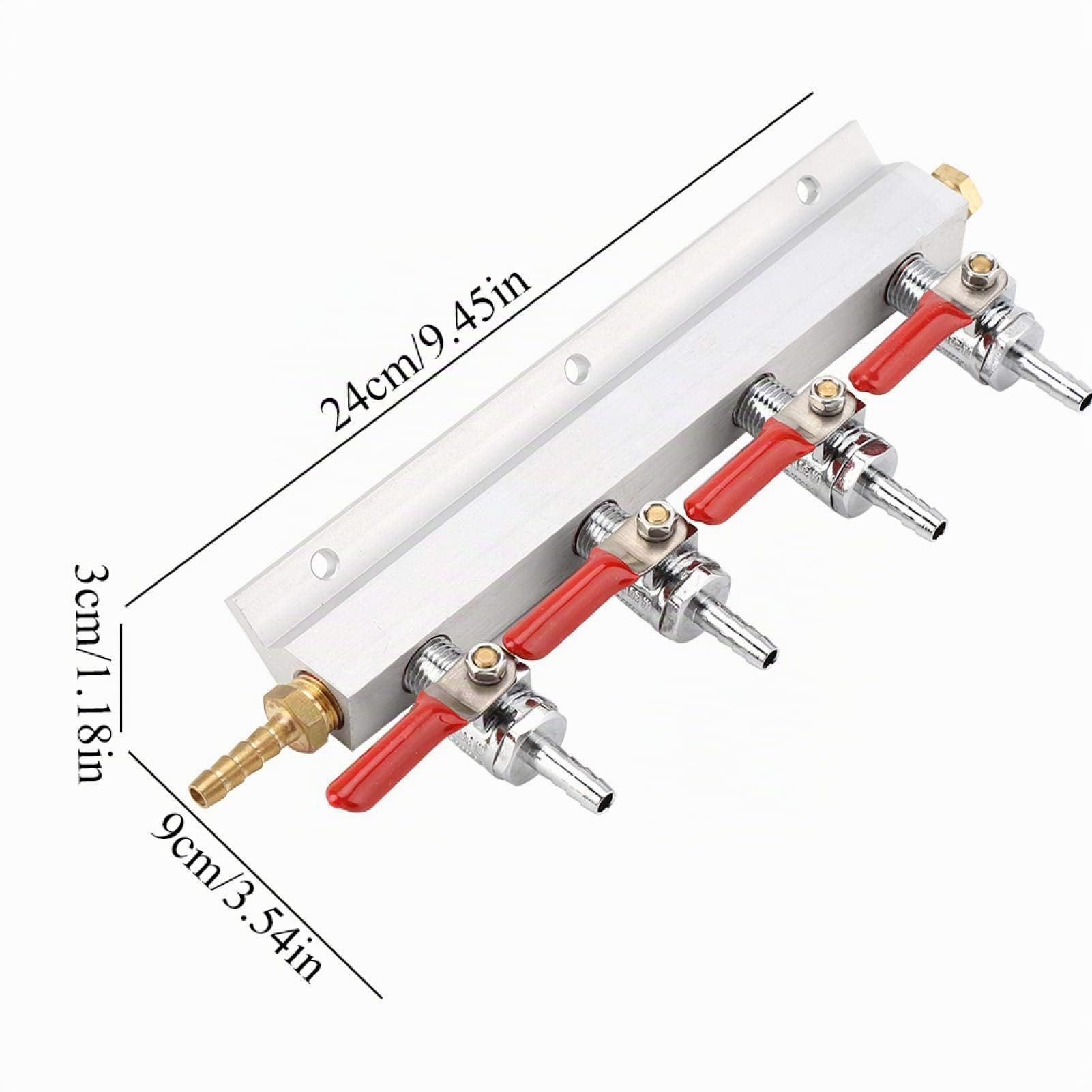 Omabeta Kitchen Utensils & Cooking Tools collecteur de CO₂ à 4 voies avec clapets anti-retour