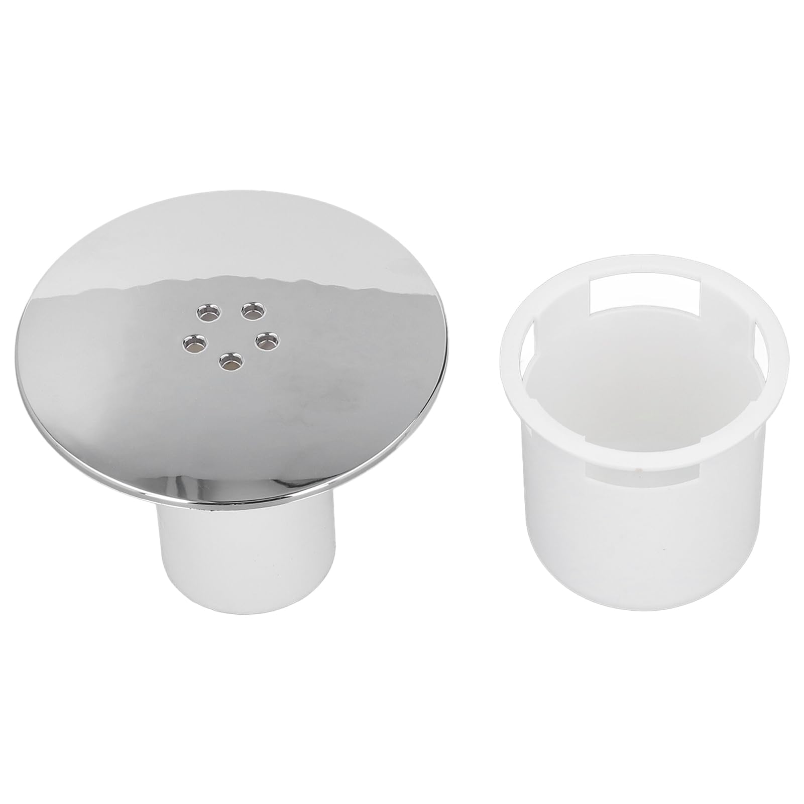 Omabeta Home Décor & Bathroom Décor couvercle de bonde de douche chromé 90 mm