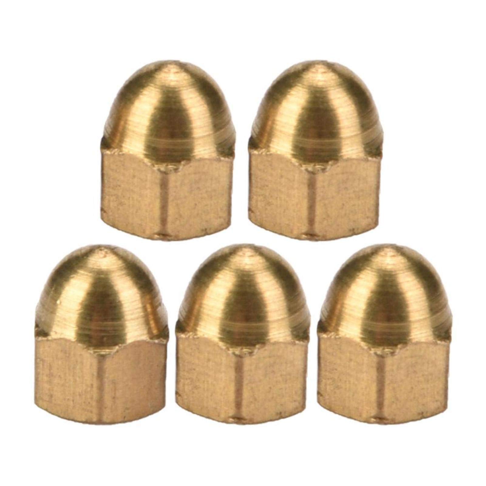 Omabeta Fasteners, Screws & Springs Écrous borgnes M3 20 pièces laiton