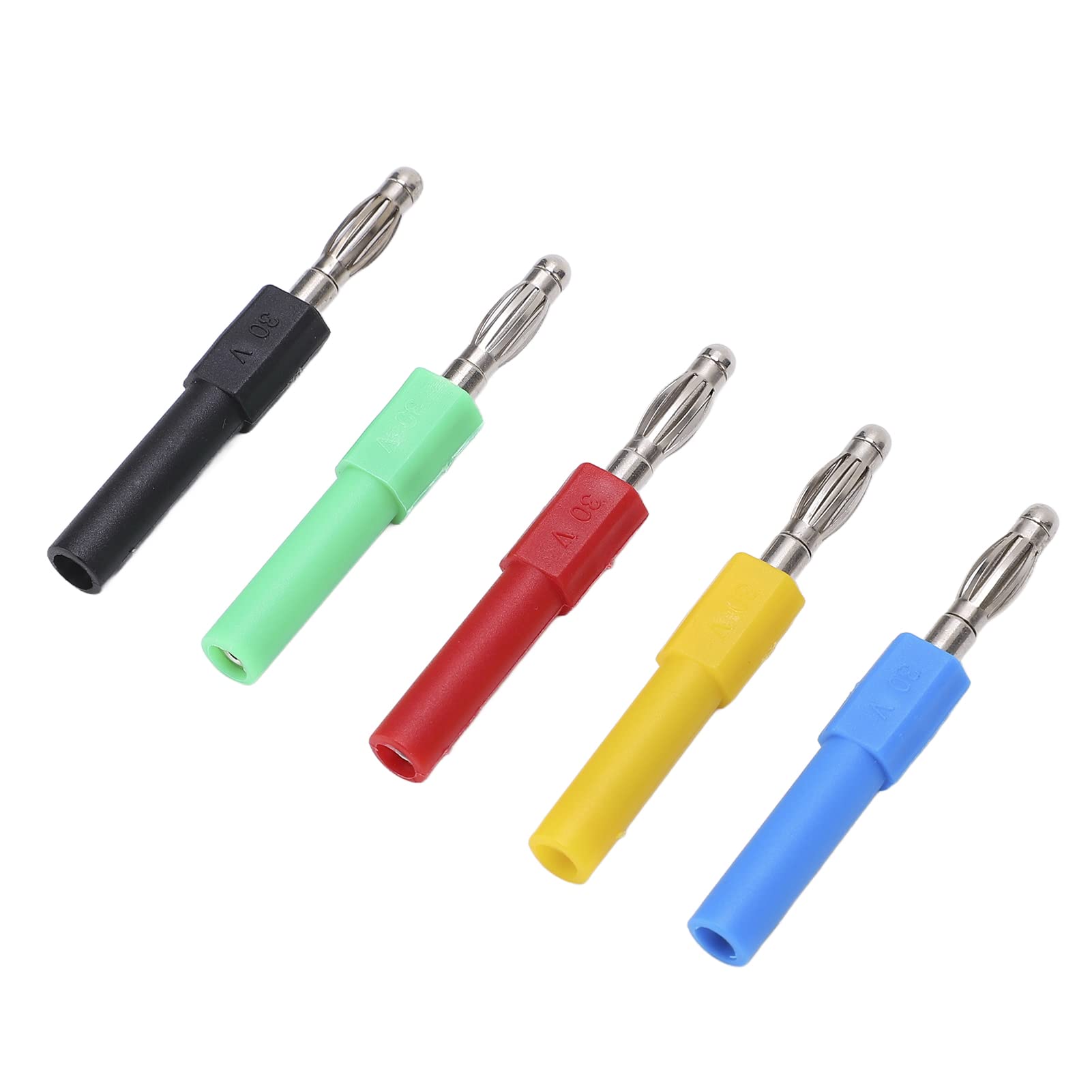 Omabeta Electrical Components & Wiring fiche banane 4 mm vers 2 mm laiton