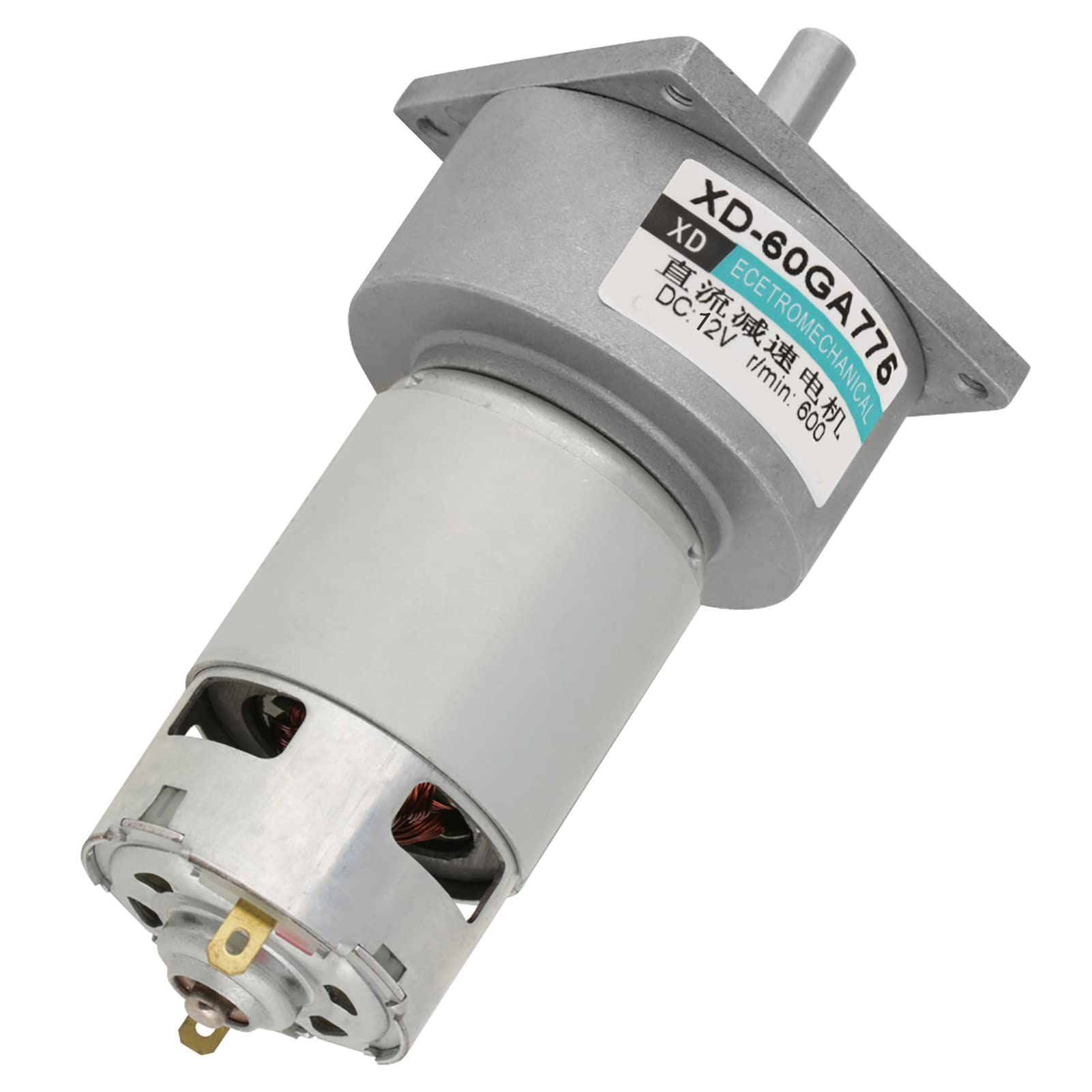 Omabeta Electrical Components & Wiring Micro-moteur à engrenages 12 V 600 tr/min