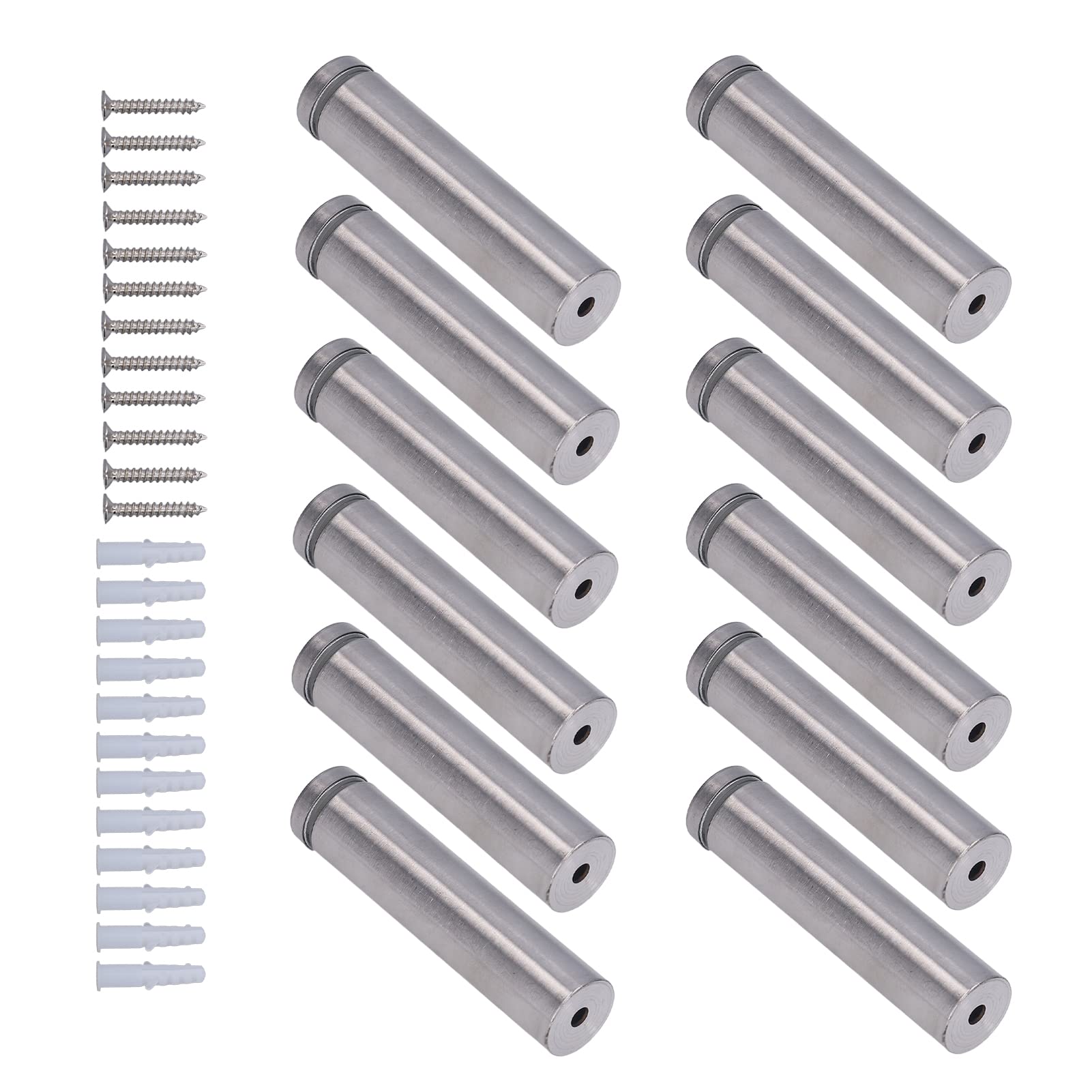 Omabeta Fasteners, Screws & Springs entretoise pour panneau 19 × 80 mm, lot de 12 en inox