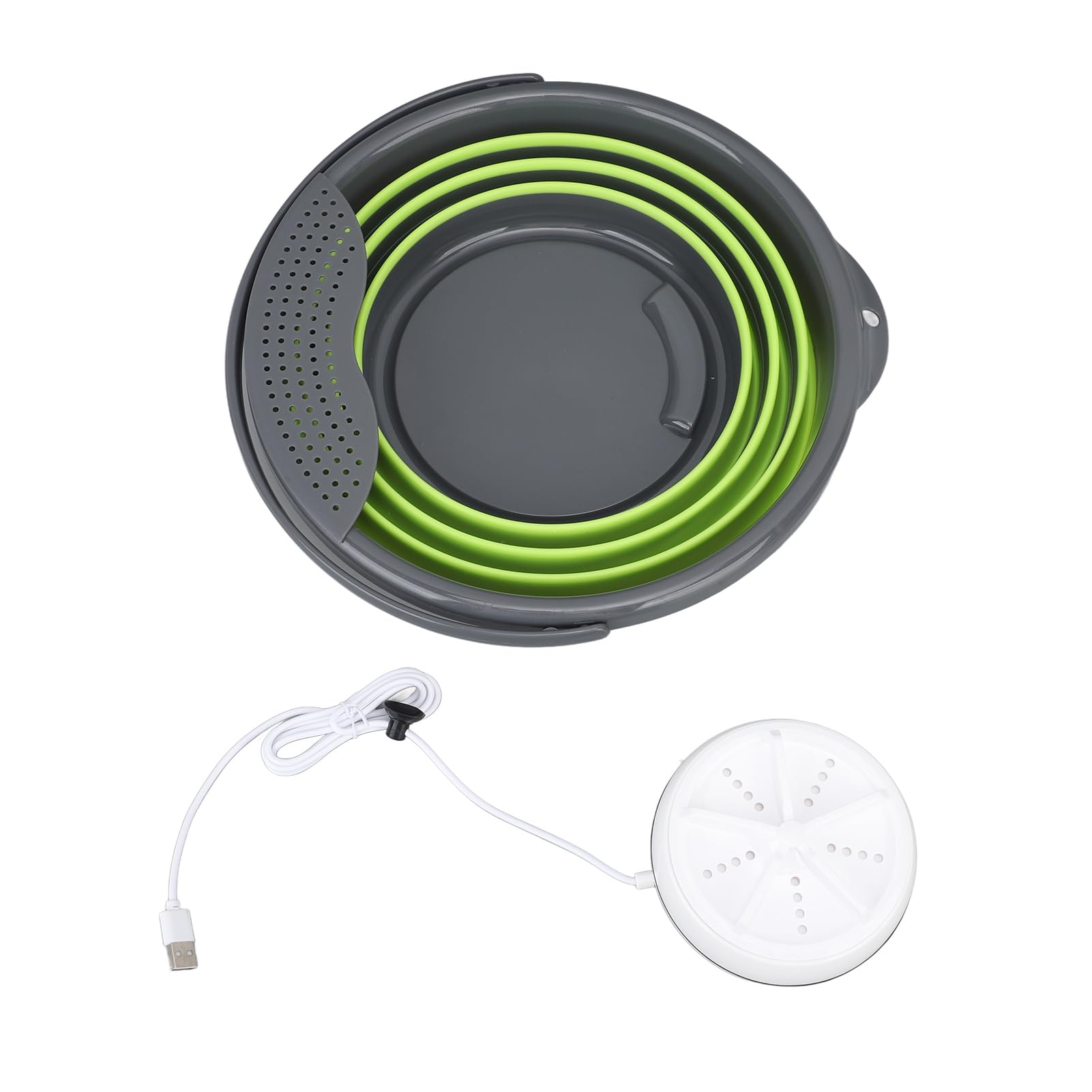 Omabeta Cleaning & Laundry Appliances Mini machine à laver 10 L pliable USB arrêt automatique