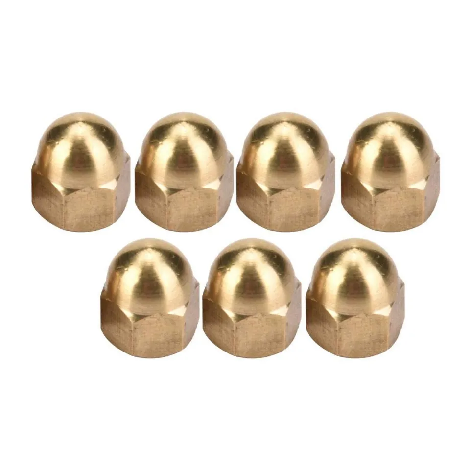 Omabeta Fasteners, Screws & Springs écrou borgne hexagonal laiton M6 20 pièces