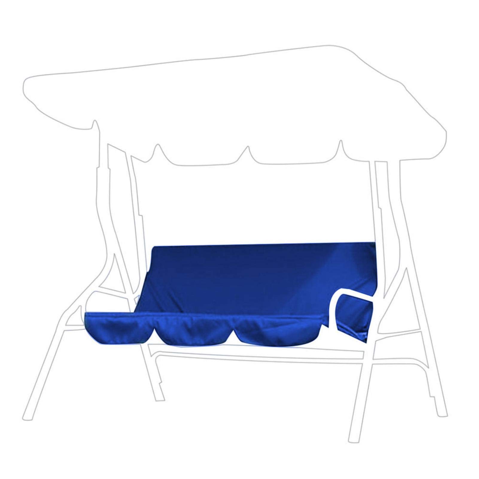 Omabeta Garden Machinery & Agricultural Equipment housse de balançoire 3 places bleue 150 x 50 cm imperméable