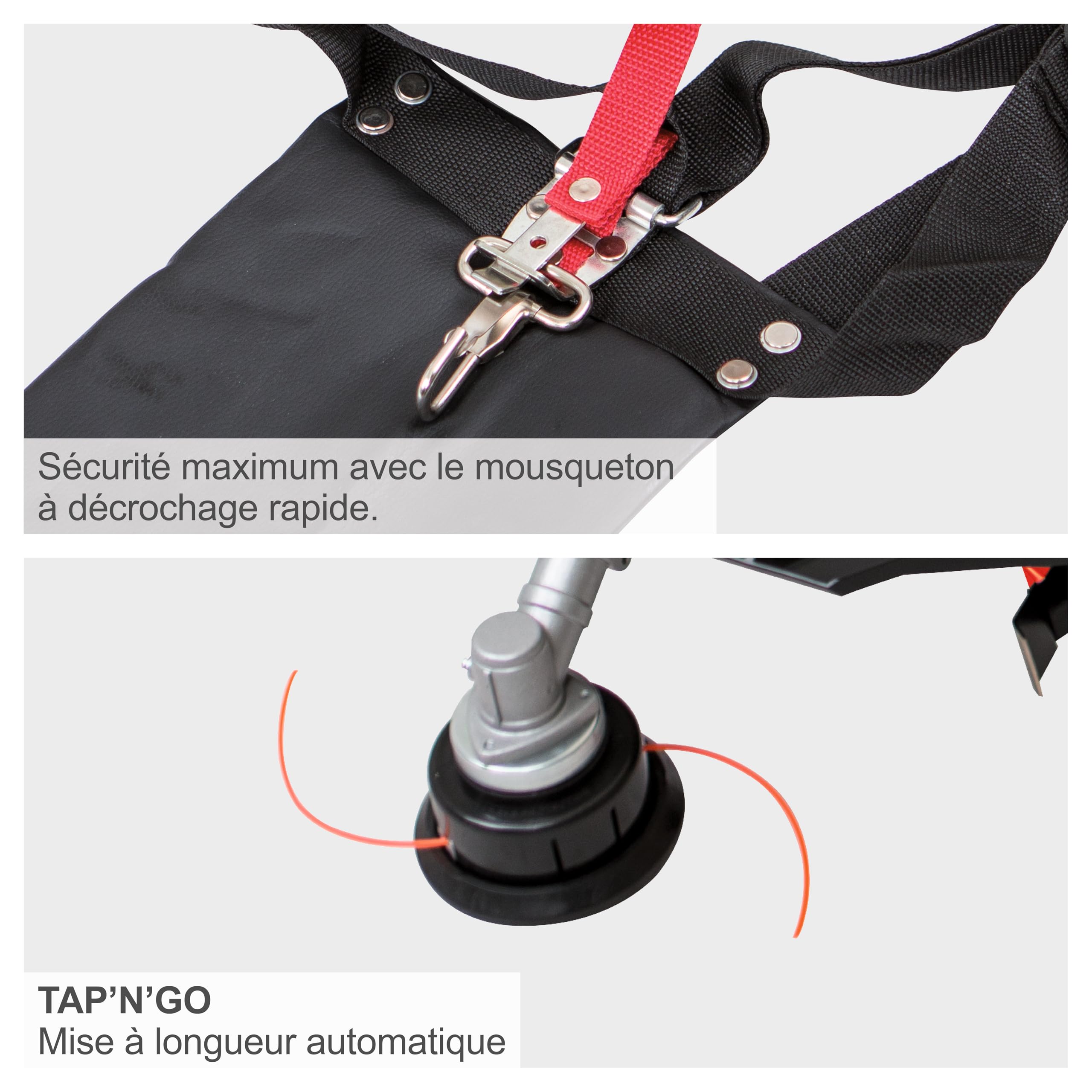 Scheppach TKG Series MTC42-5P débroussailleuse thermique 5 en 1, 42,7 cm³