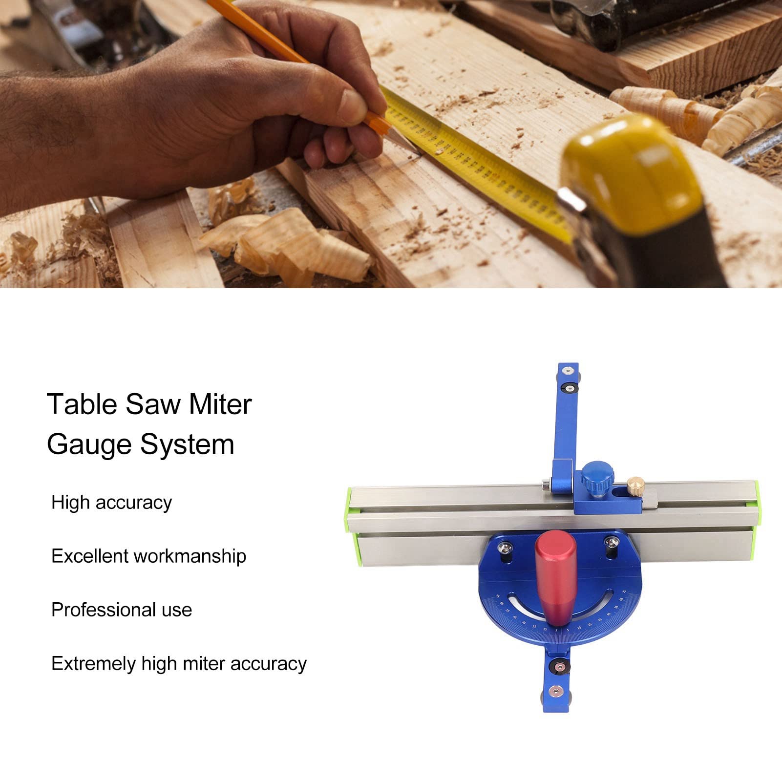 Omabeta Tools & Workshop Equipment Système de jauge à onglets pour scie à table