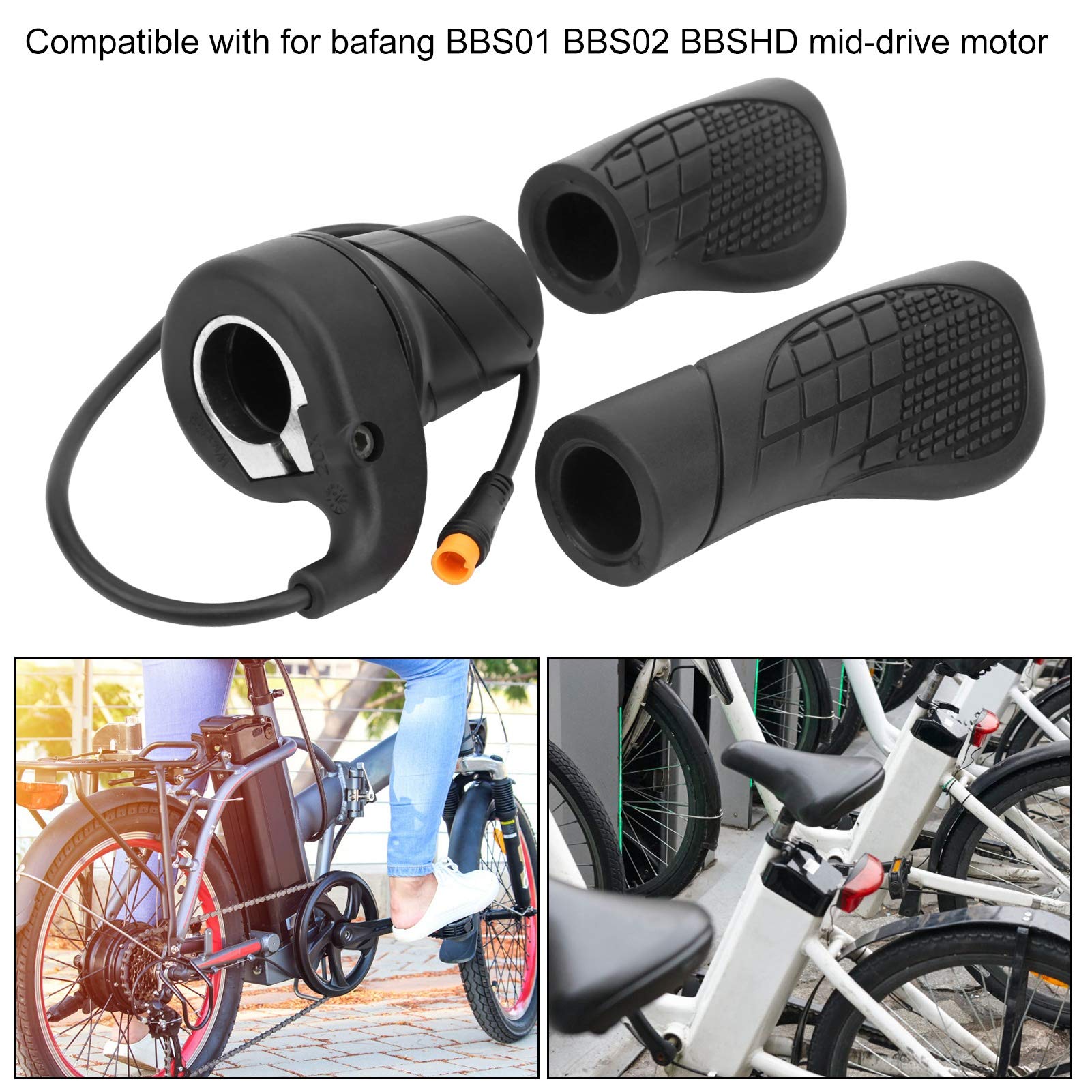 Omabeta Automotive Accessories poignée d’accélérateur pour vélo électrique BBS01 BBS02