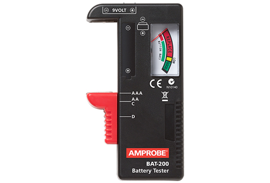 Amprobe Accessories BAT-200 testeur de piles universel