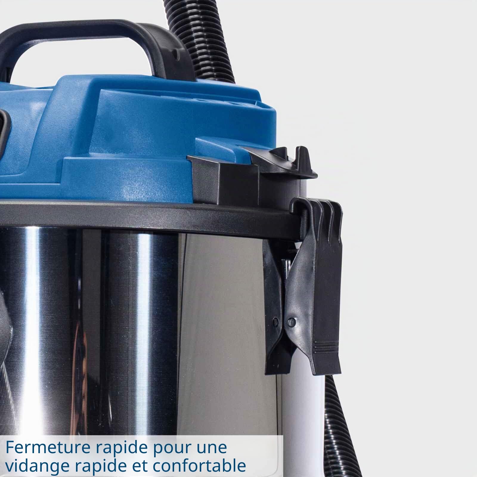 Scheppach ST Series NTS20 aspirateur eau et poussière 20 L inox