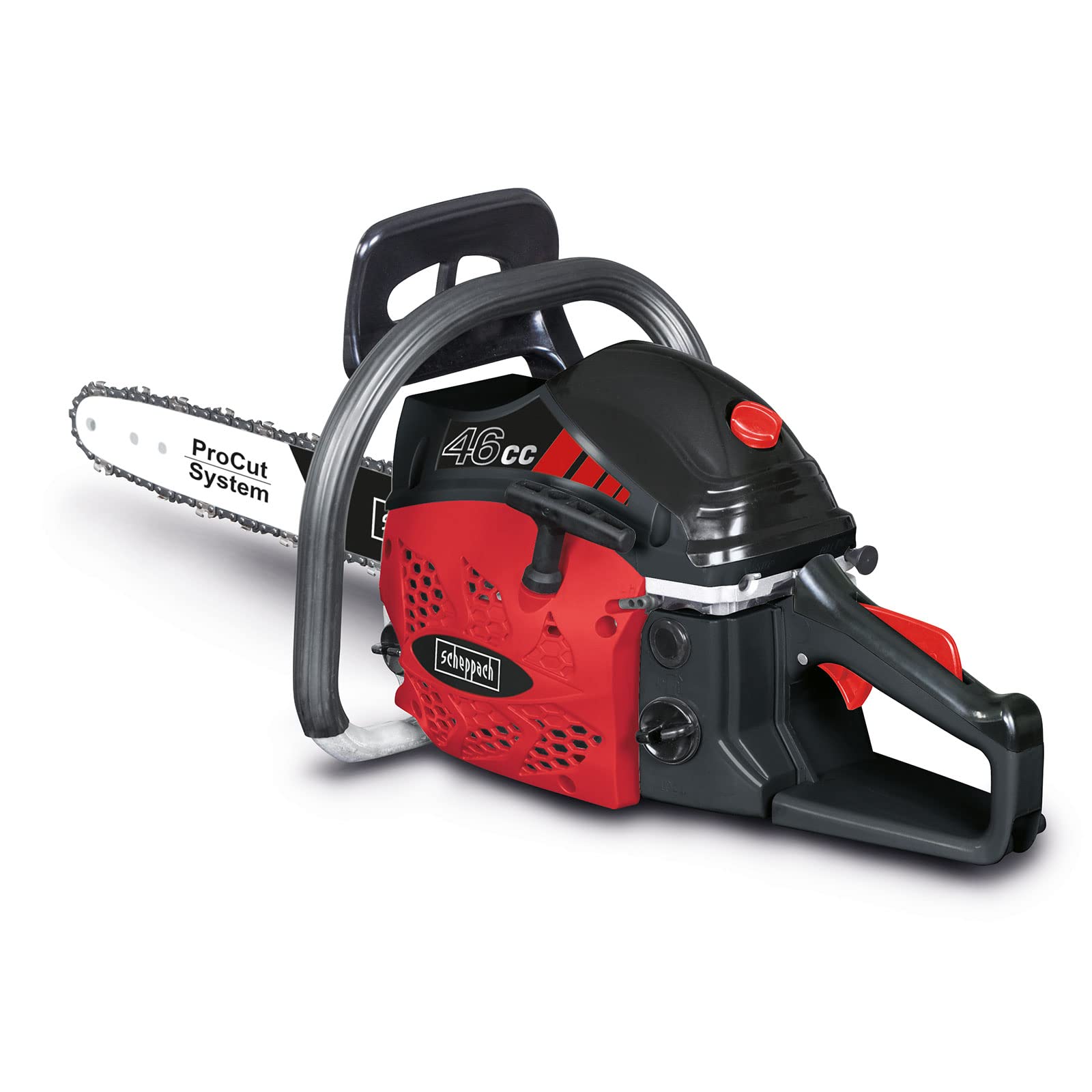 Scheppach TKG Series CSH46 tronçonneuse thermique 45 cm, moteur 46 cm³