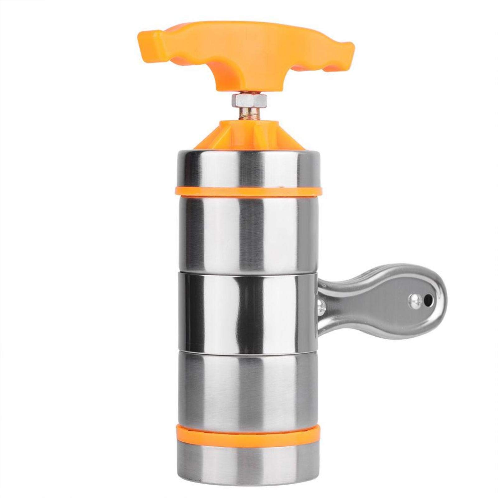 Omabeta Kitchen Utensils & Cooking Tools presse à pâtes manuelle orange 7 moules inox