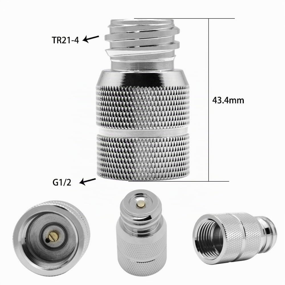 Omabeta Kitchen Utensils & Cooking Tools adaptateur CO₂ TR21-4 vers G1/2 ou Type 30 en laiton