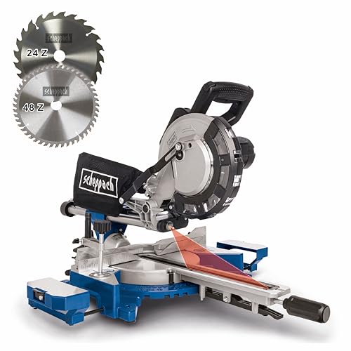 Scheppach HM Series HM216 scie à onglets 2000 W Ø 216 mm avec laser