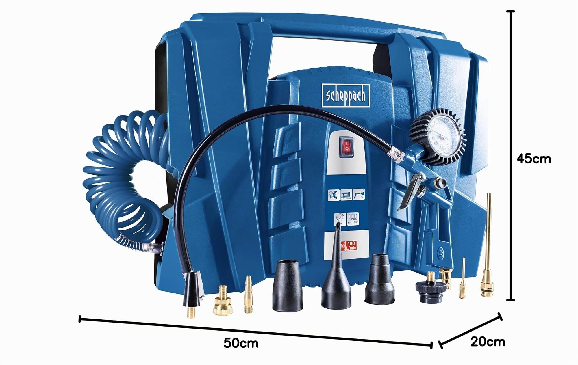 Scheppach HC Series Airforce4 compresseur portatif 8 bar