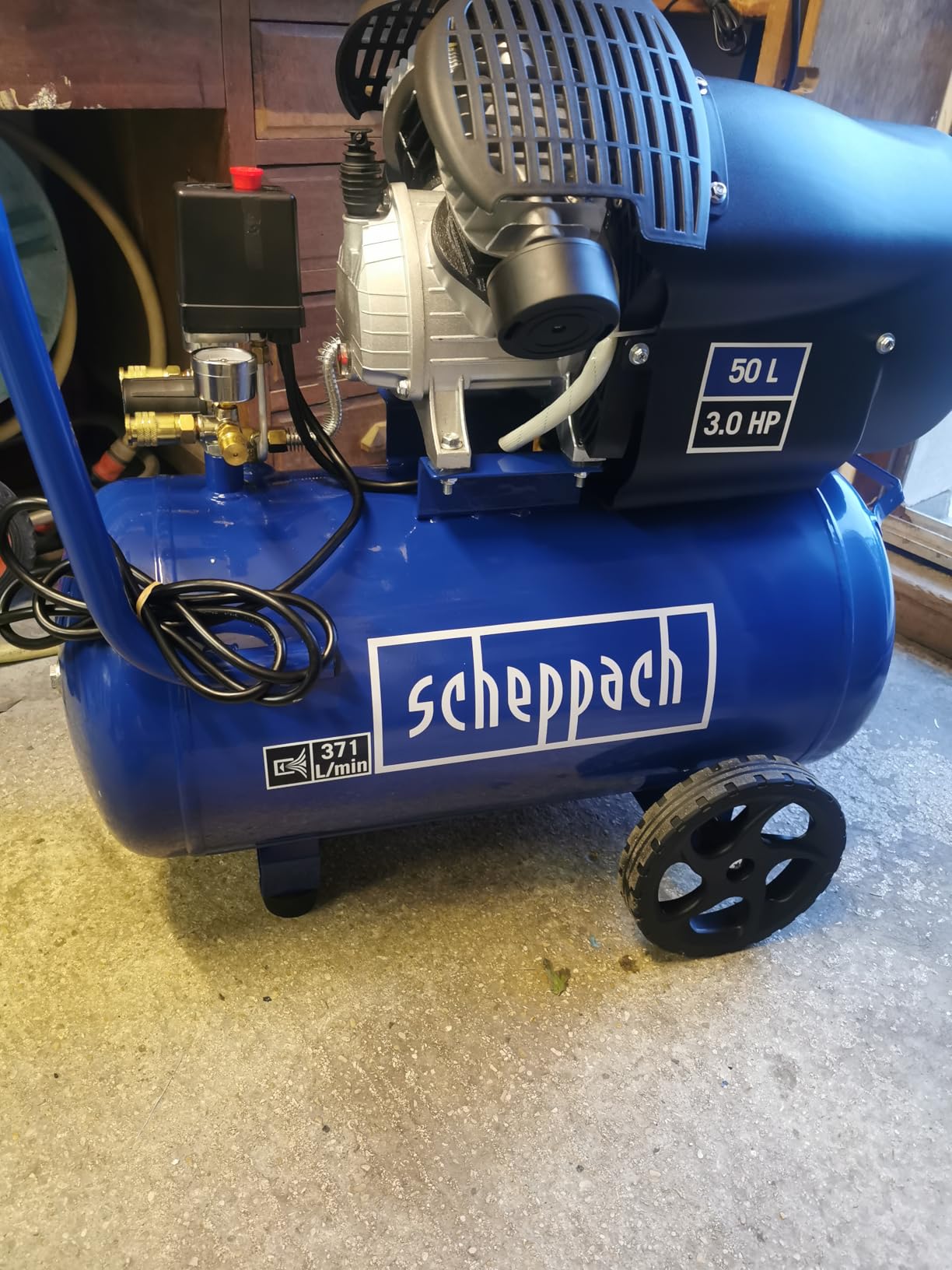 Scheppach HC Series HC53DC compresseur bicylindre 50 L 2200 W