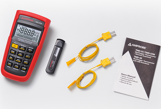 Amprobe HVAC Tools TMD-55W thermomètre sans fil double entrée