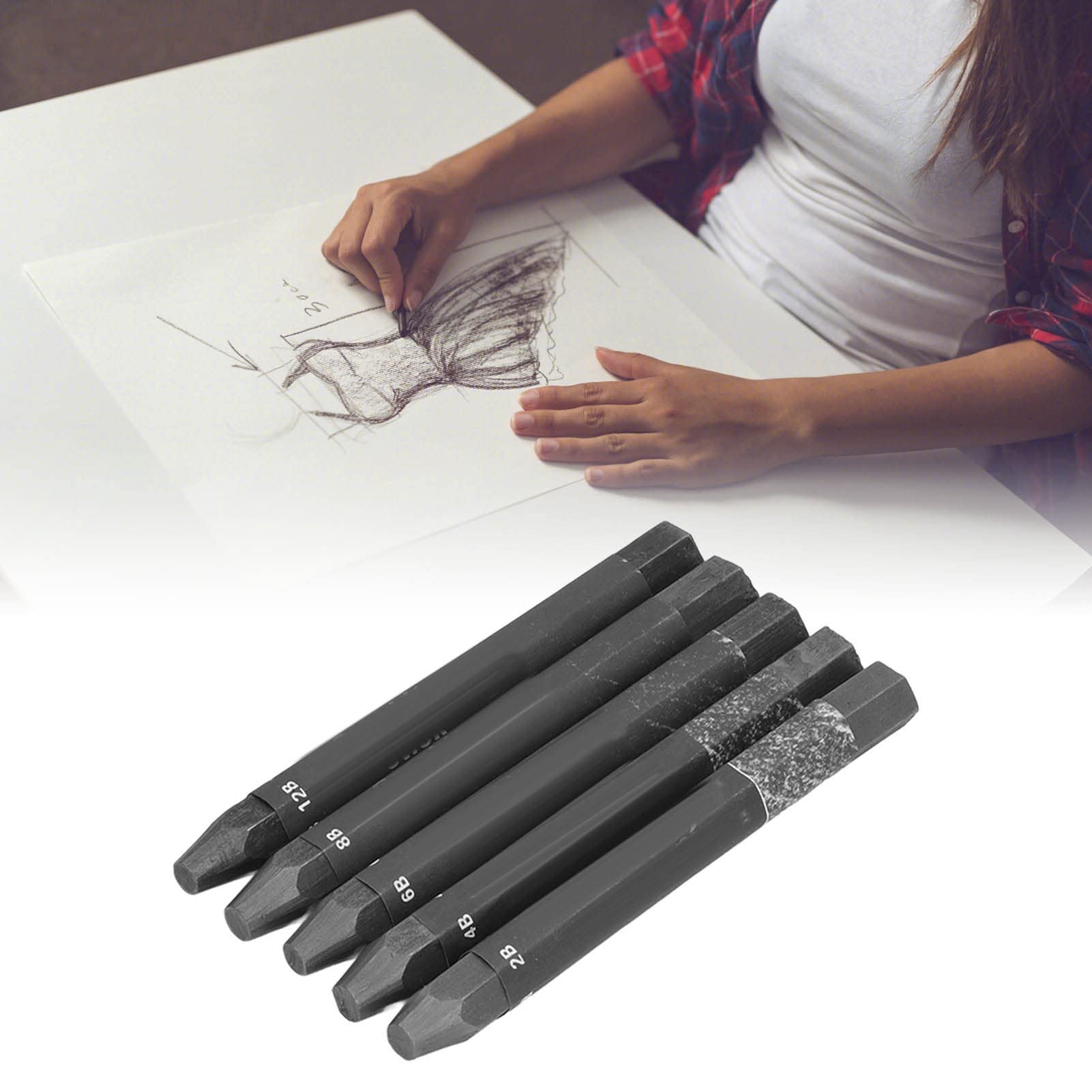 Omabeta Toys & Games bâtons de graphite solubles à l’eau 5 pièces 12 mm