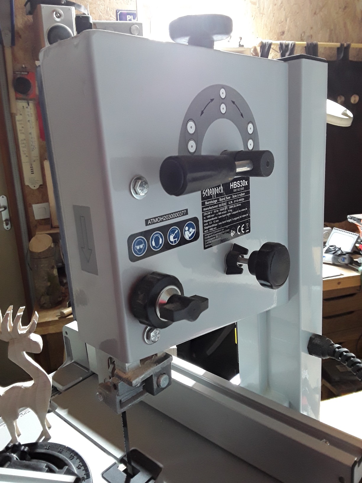 Scheppach HBS Series HBS30 scie à ruban 350 W avec 3 lames