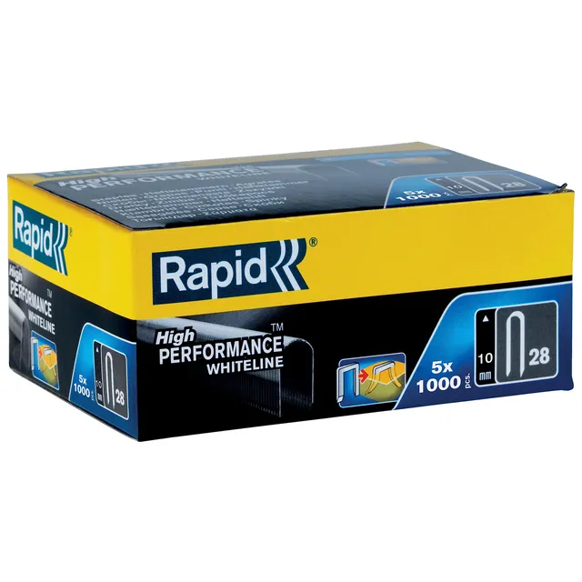 Rapid Agrafage 11893511 agrafes n°28 10 mm, 5000 pièces galvanisées