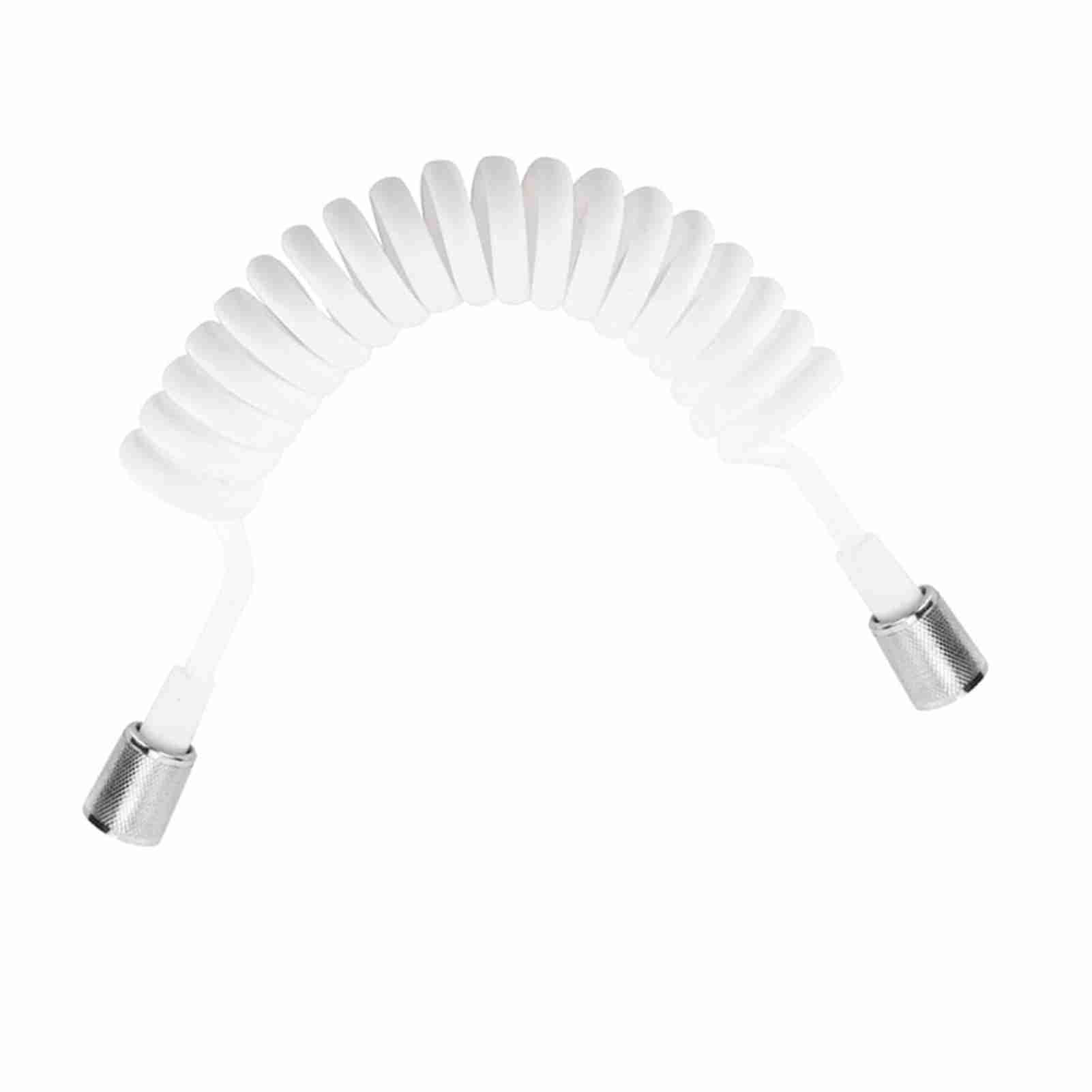 Omabeta Home Décor & Bathroom Décor Flexible de douche 2 m blanc G1/2