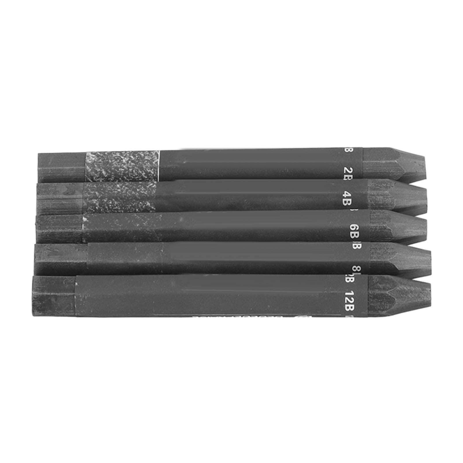 Omabeta Toys & Games bâtons de graphite solubles à l’eau 5 pièces hexagonaux 12 mm