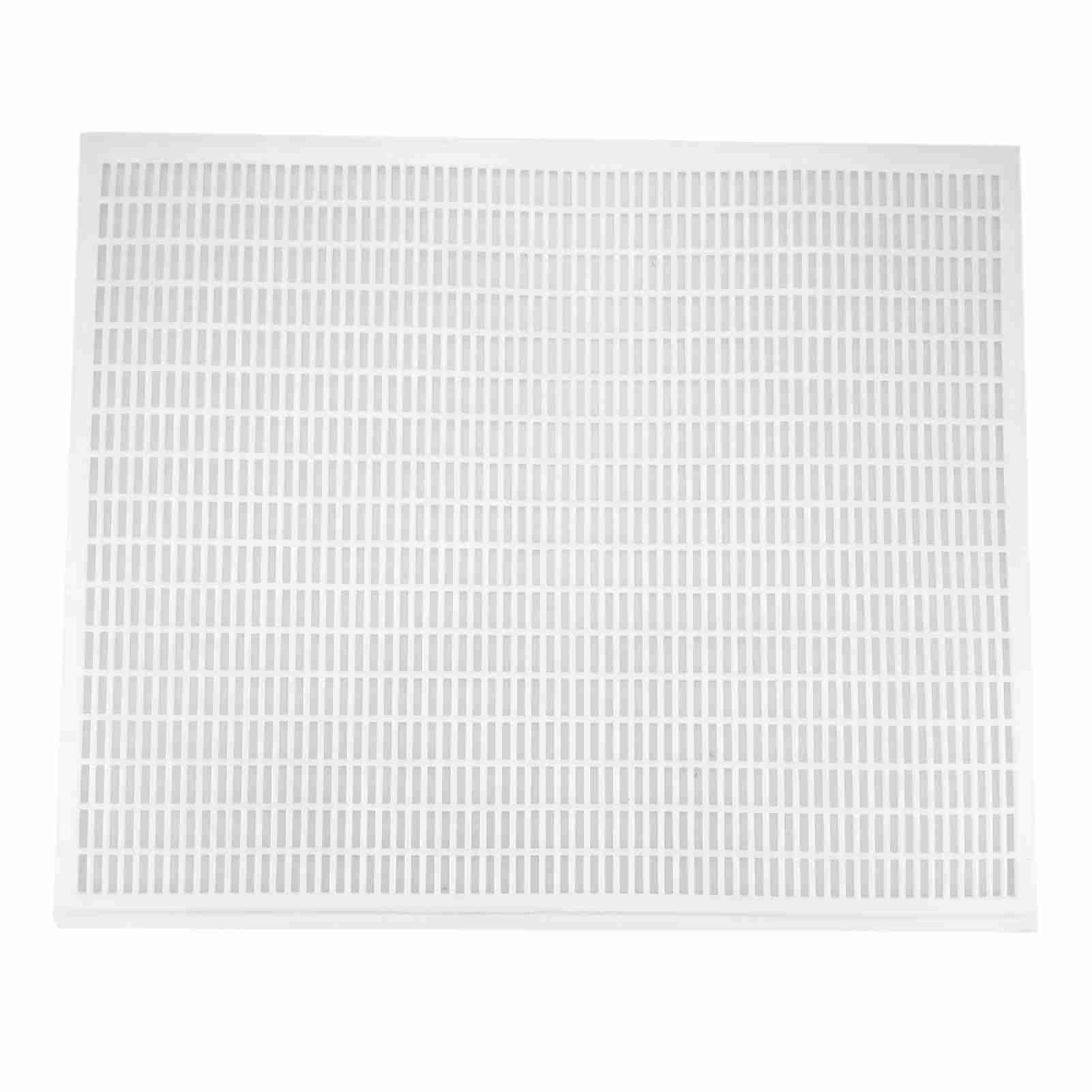 Omabeta Garden Machinery & Agricultural Equipment grille à reine 10 cadres 51 × 41 cm blanche en plastique