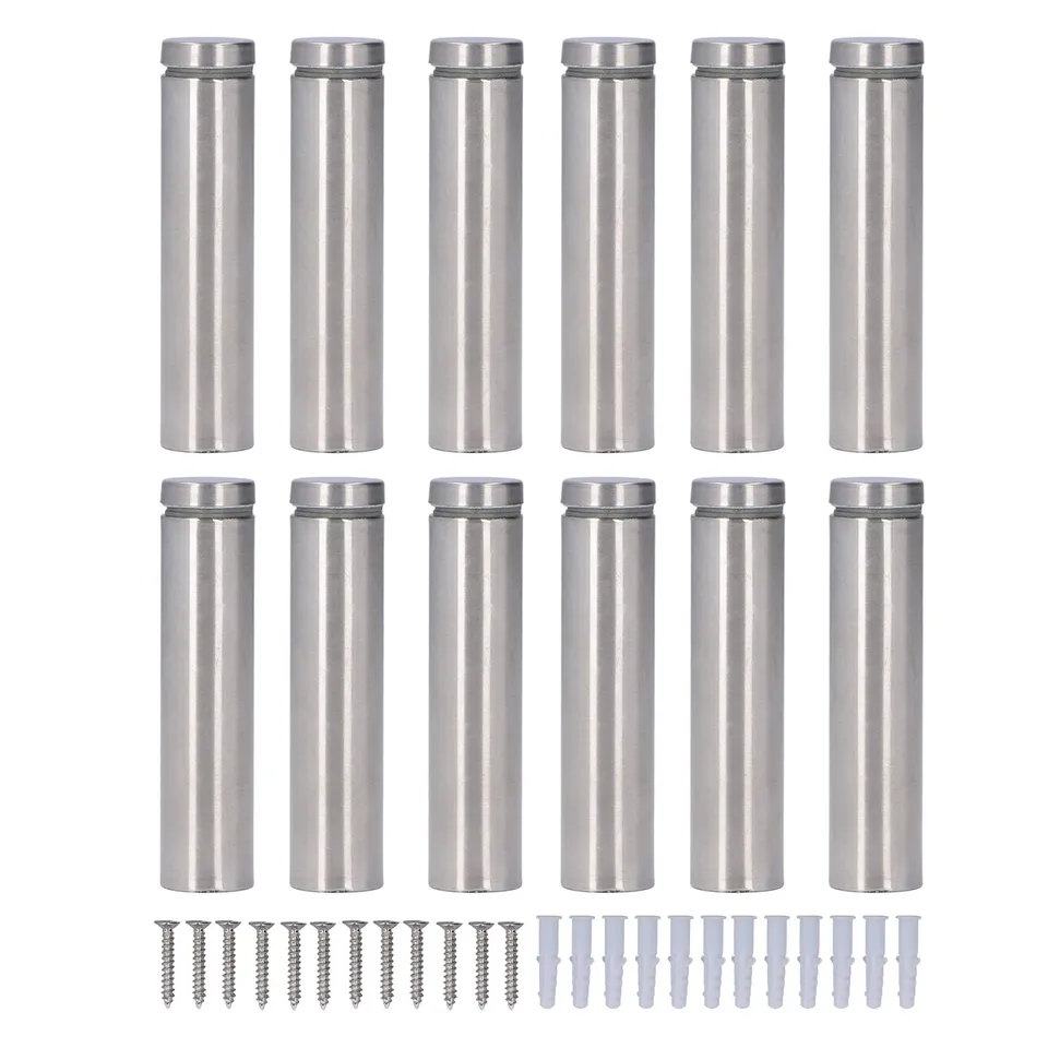Omabeta Fasteners, Screws & Springs entretoise pour panneau 19 × 80 mm, lot de 12 en inox