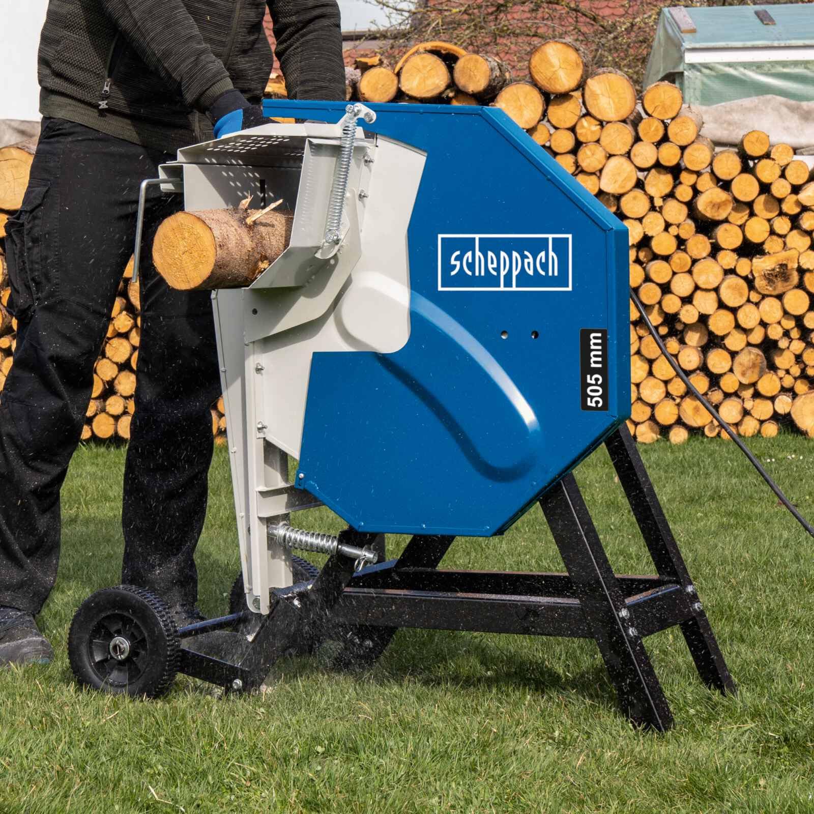 Scheppach HS Series HS510 scie à bûches à bascule 230 V 3 000 W