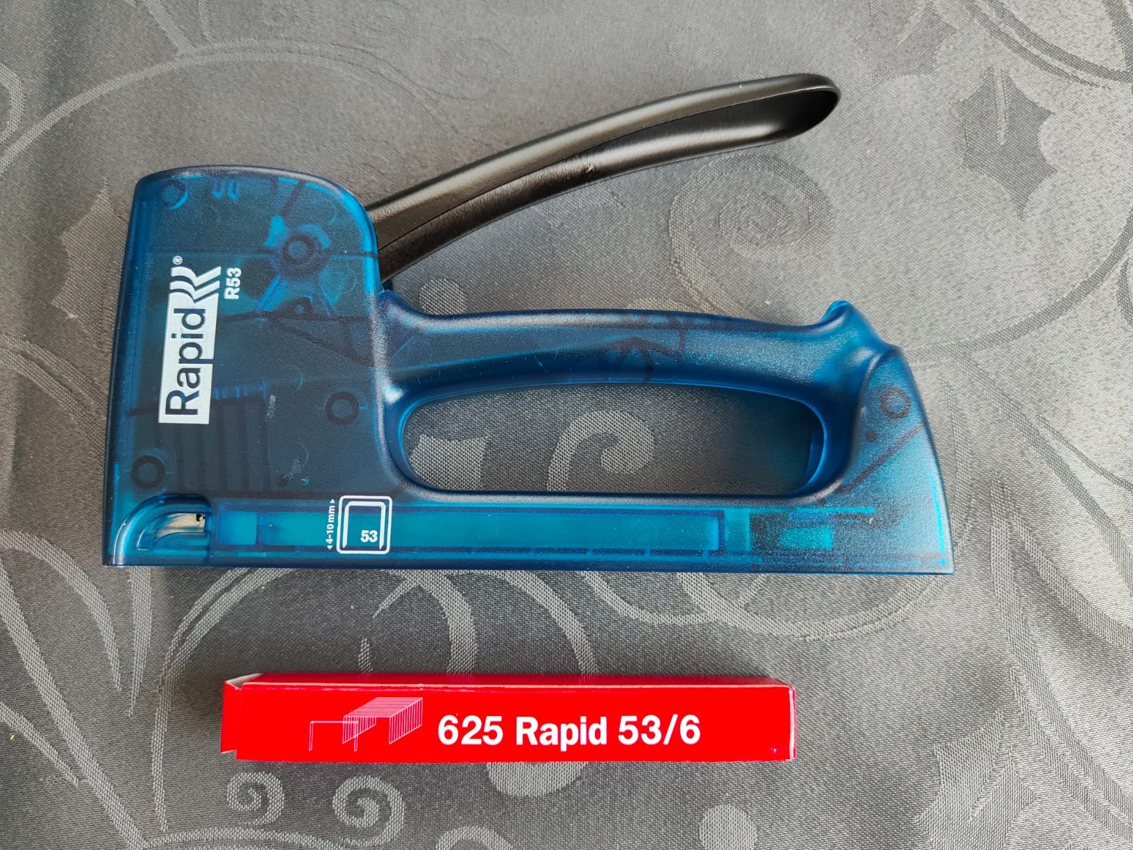Rapid’os 16 Agrafage R53 agrafeuse manuelle bleue pour agrafes 4–10 mm