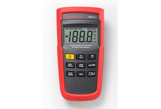 Amprobe HVAC Tools TMD-51 thermomètre à double entrée K/J