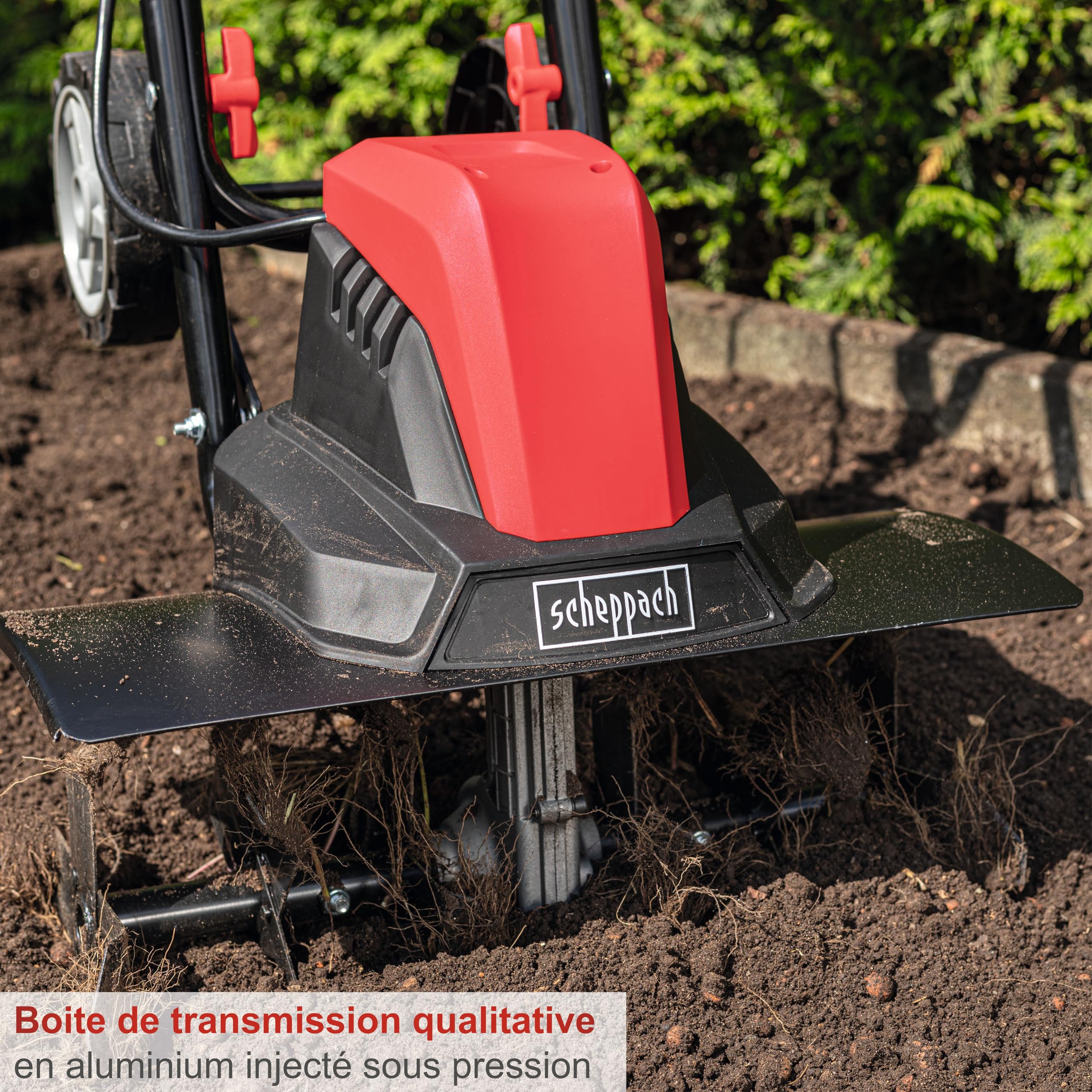 Scheppach KG Series MTE460 motobineuse électrique 1500 W 24 couteaux