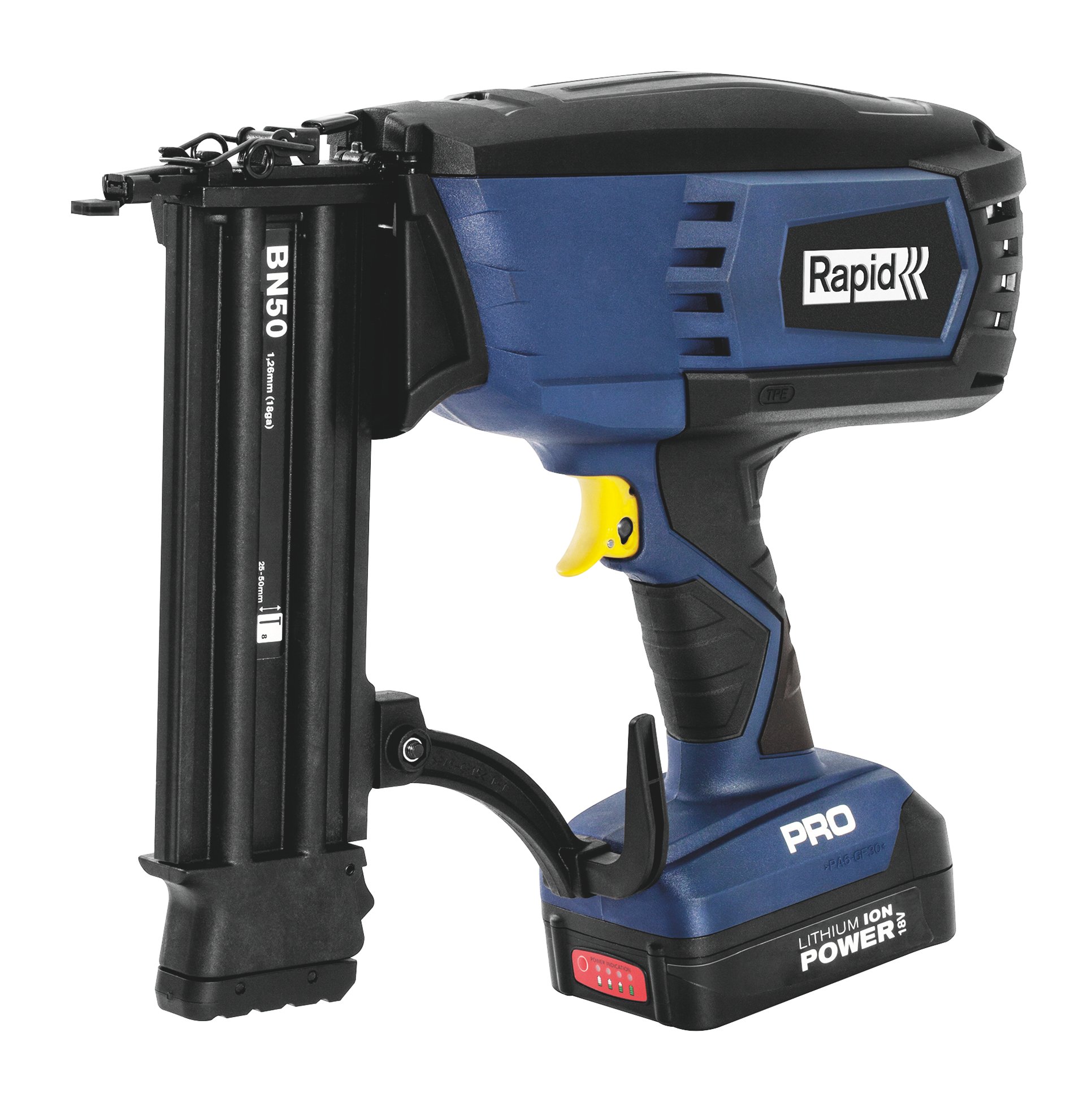 Rapid Clouage BN50 cloueur autonome 18 Ga 25–50 mm