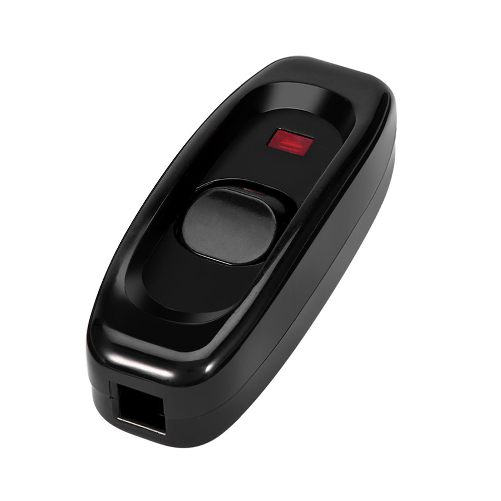 Omabeta Electrical Components & Wiring interrupteur en ligne noir 250 V 10 A LED