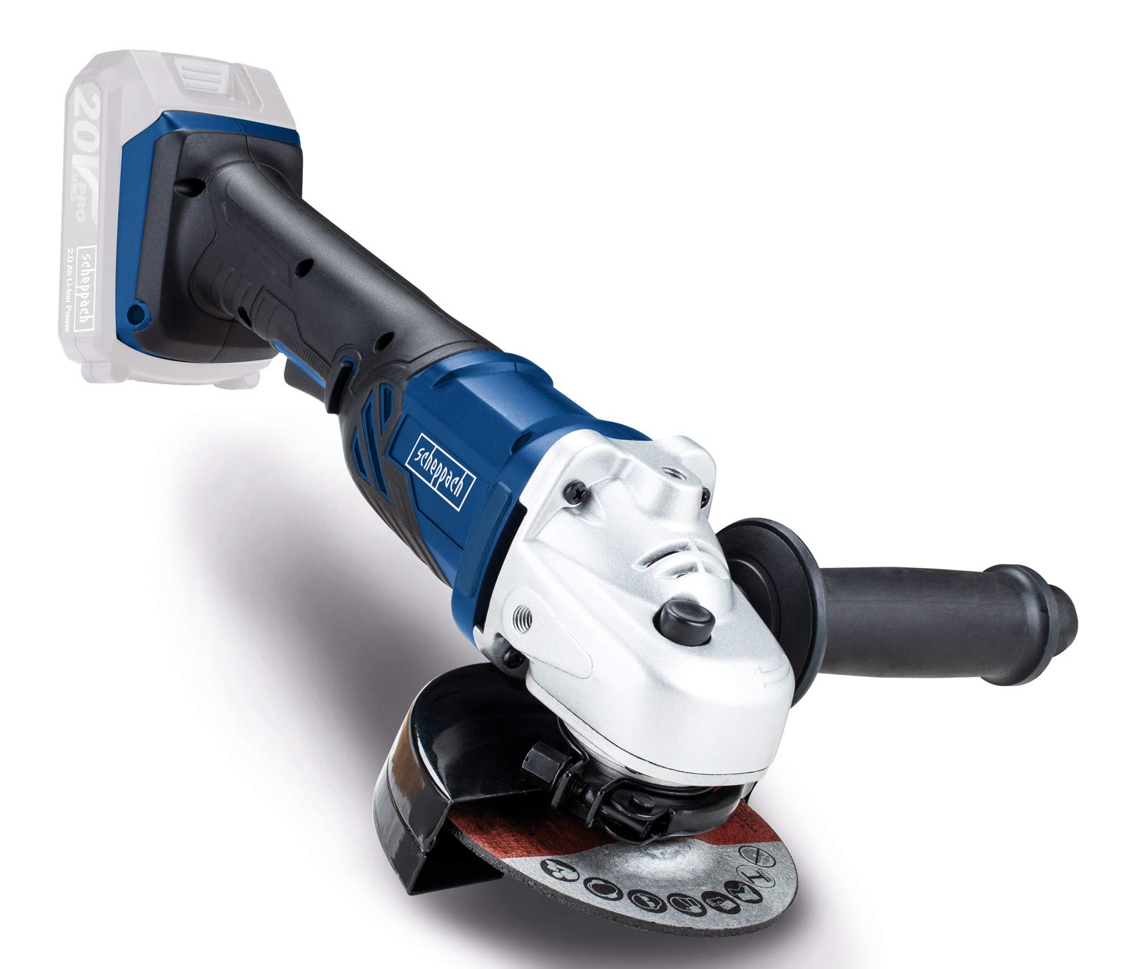 Scheppach 20V Pro Series CAG115-20ProS meuleuse d’angle sans fil 115 mm nue