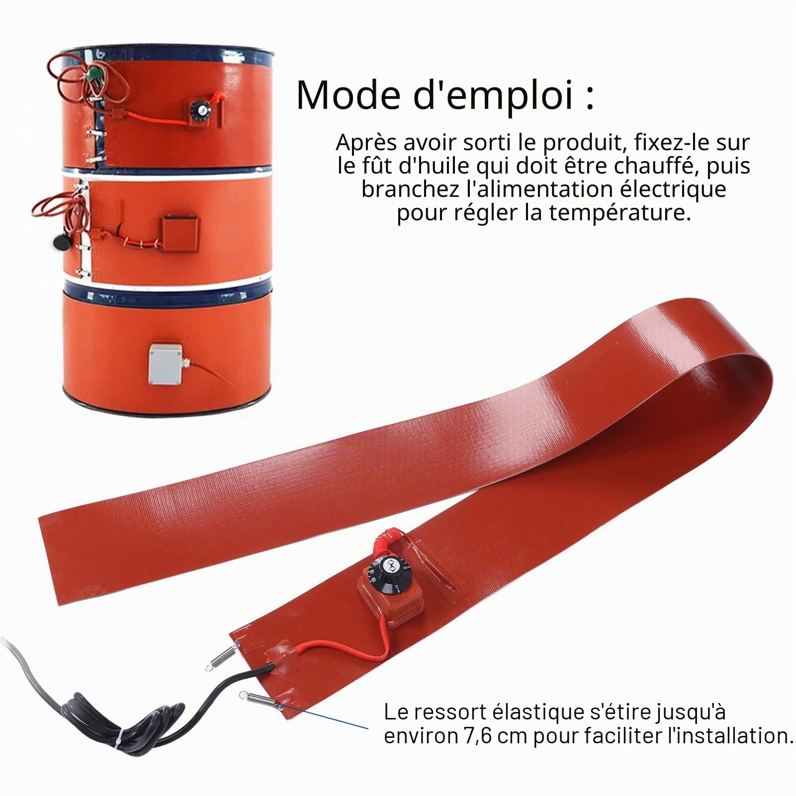 Omabeta Kitchen Appliances Chauffe-fût #2 1000 W silicone 30–150 °C