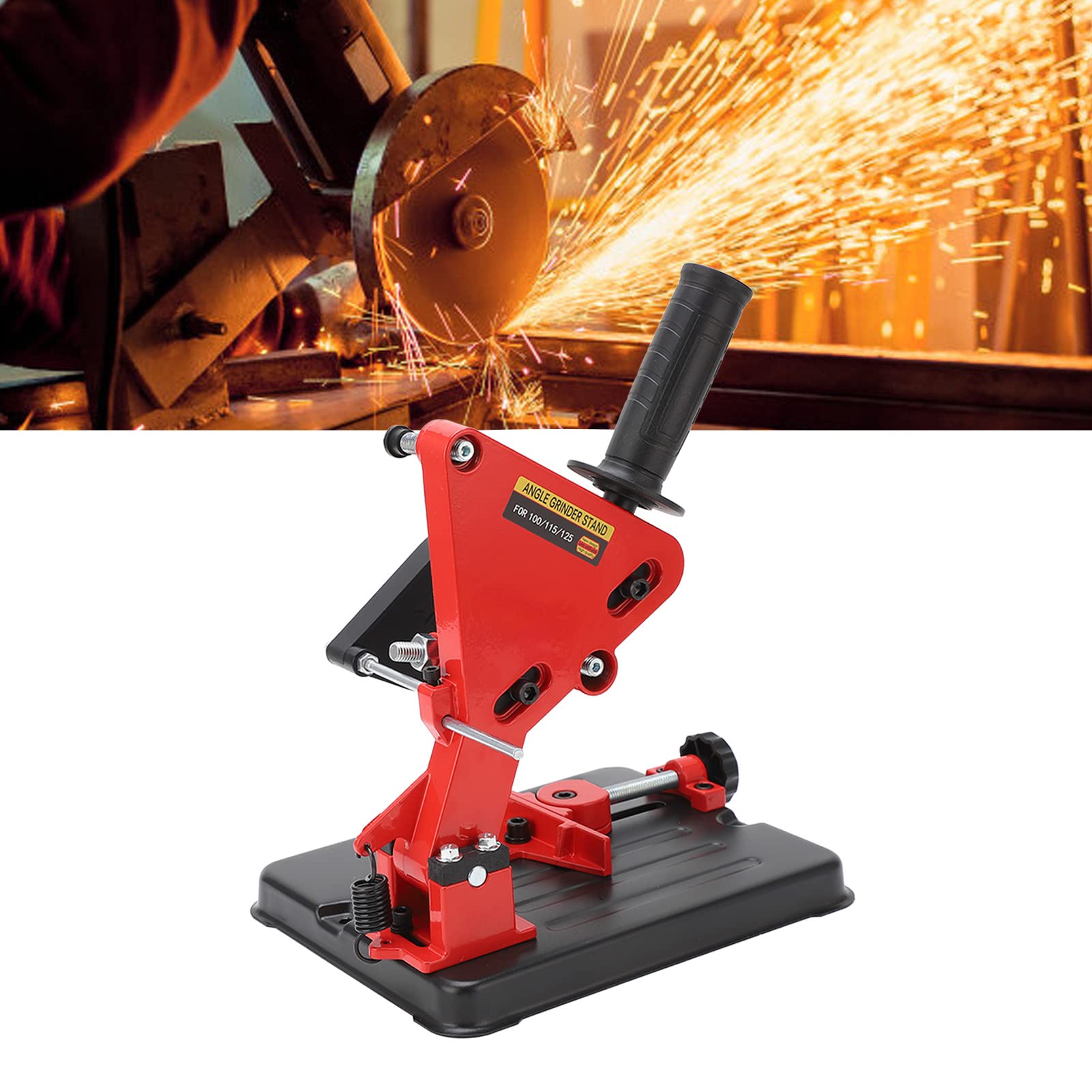 Omabeta Tools & Workshop Equipment Support de meuleuse d’angle en fonte réglable