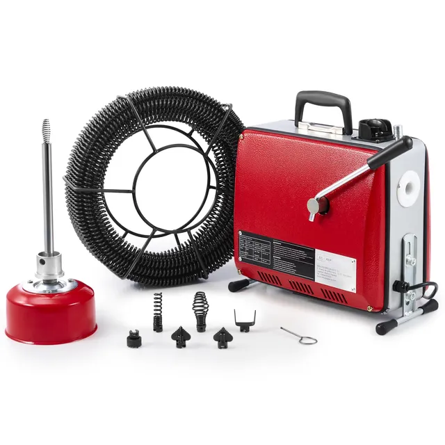 ZELCAN Pipe Cleaning Machine déboucheur électrique 20 m 400 W