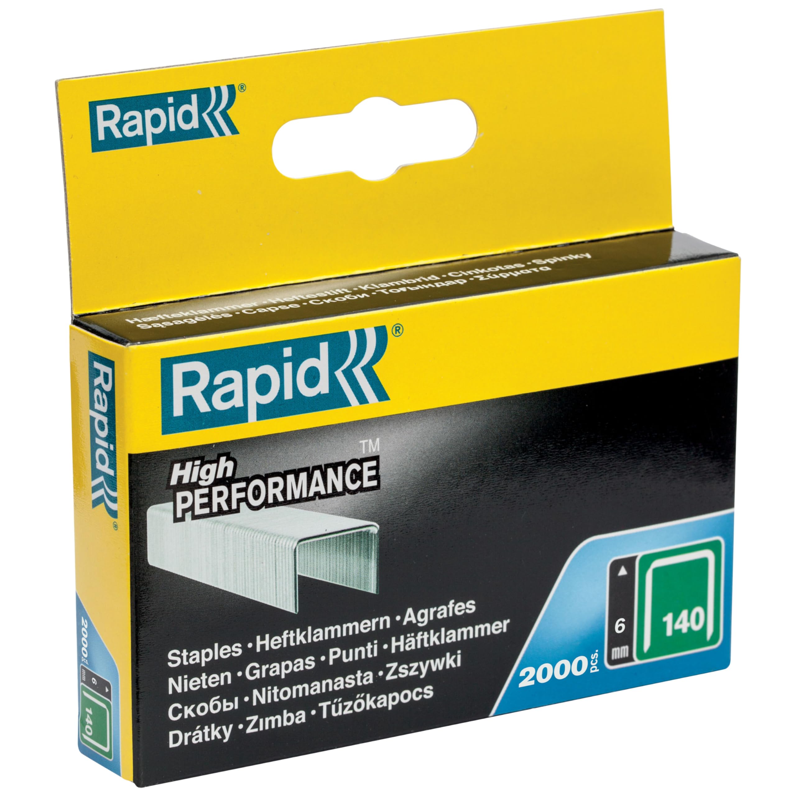 Rapid’os 16 Agrafage 11905731 agrafes n°140 6 mm boîte de 2000 galvanisées