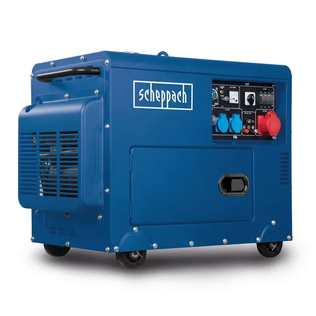 Scheppach ST Series SG5200D groupe électrogène diesel 5000 W démarrage électrique