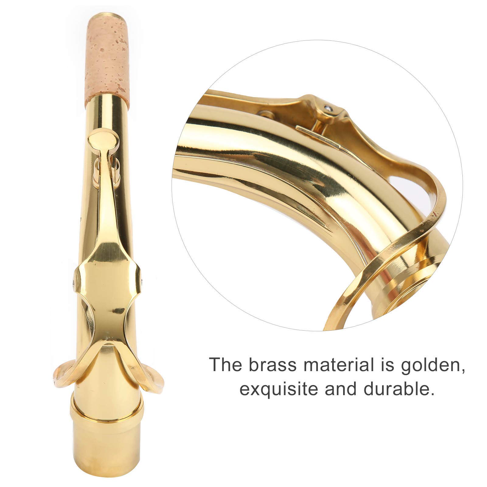 Omabeta Toys & Games Col de saxophone alto en laiton doré