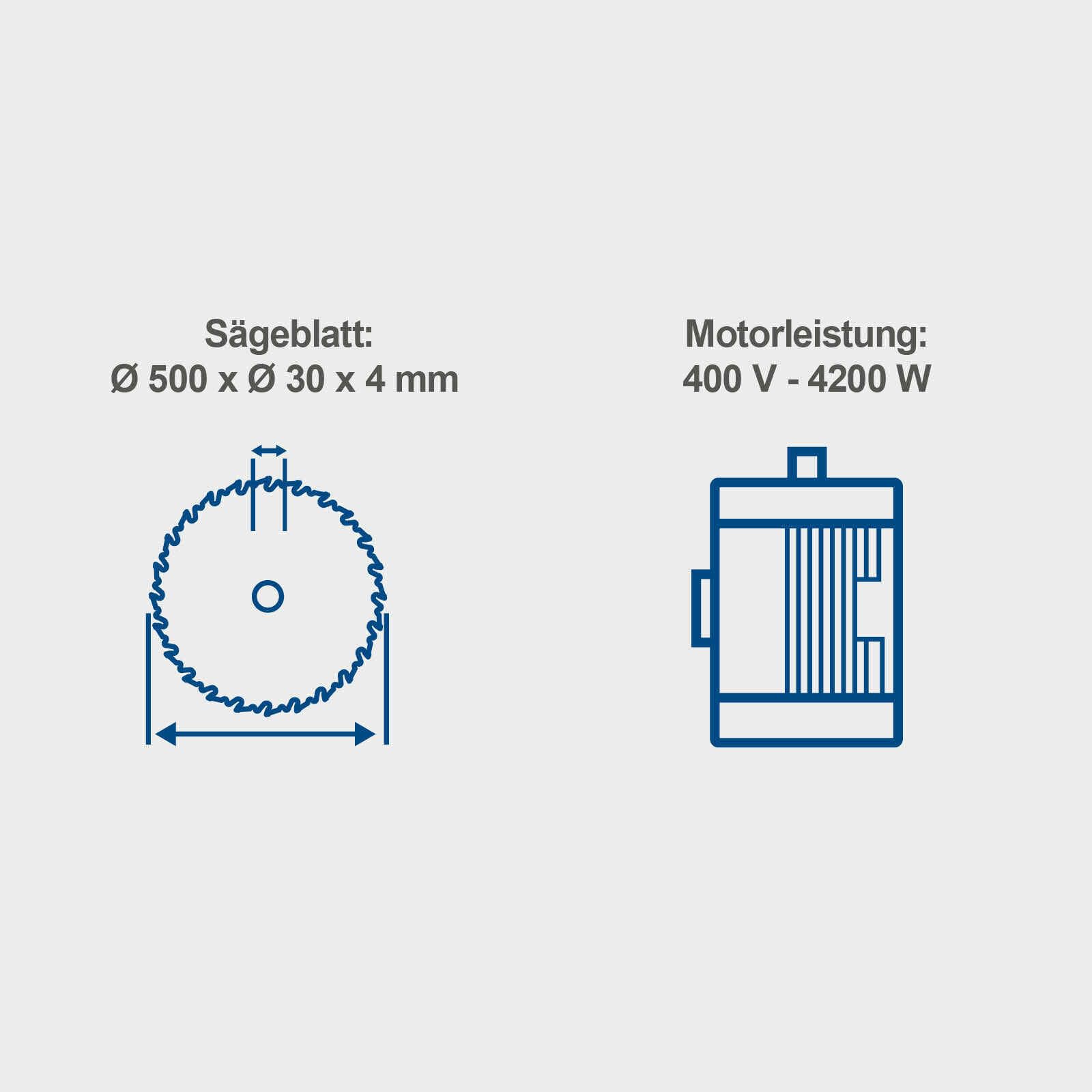 Scheppach TS Series Structo scie de chantier 500 mm 4 200 W