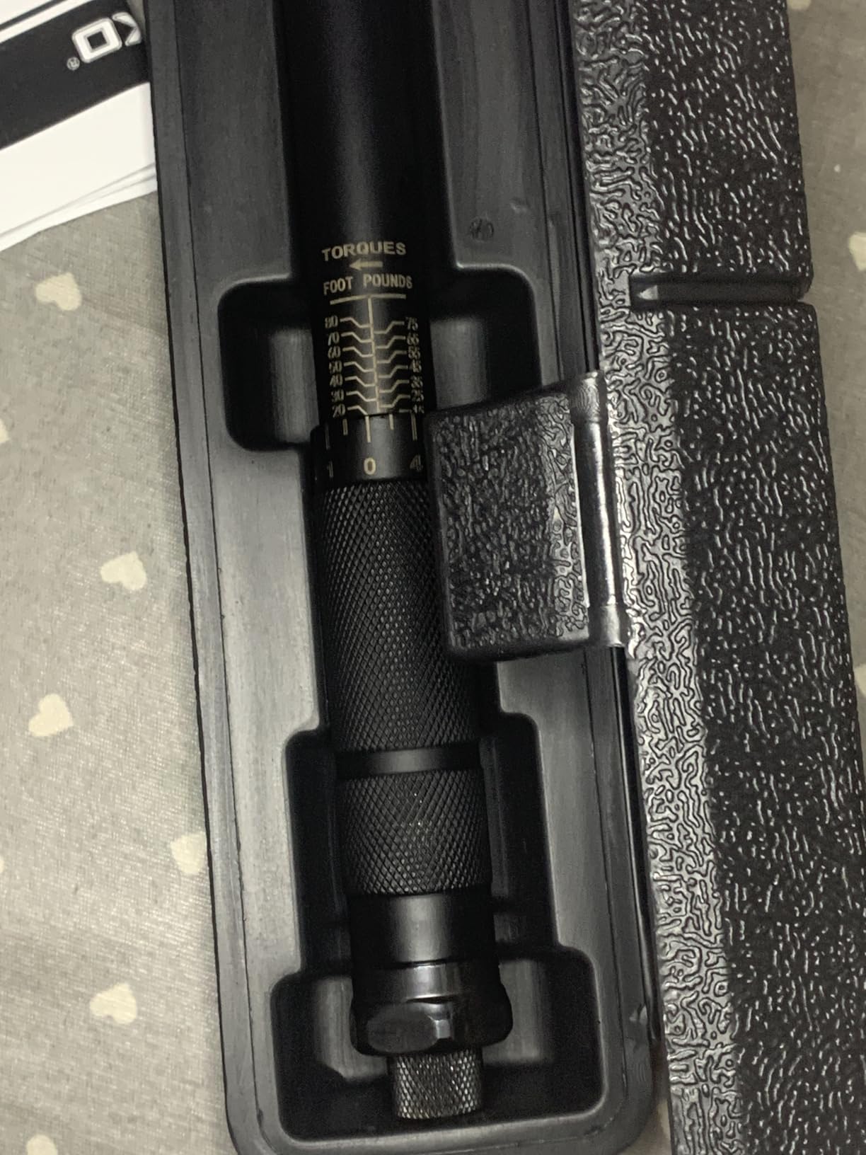 DEKOPRO SOCKET SET clé dynamométrique à cliquet 3/8 po 13,6–108,5 Nm